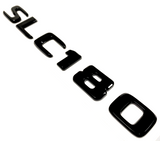 GLOSS SLC180 BLACK FOR MERCEDES REAR TRUNK EMBLEM BADGE NAMEPLATE DECAL LETTERS
