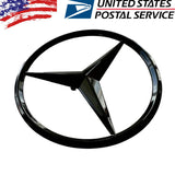 GLOSS BLACK MERCEDES CLS W218 2012-2018 REAR TRUNK BOOT LID STAR BADGE EMBLEM US