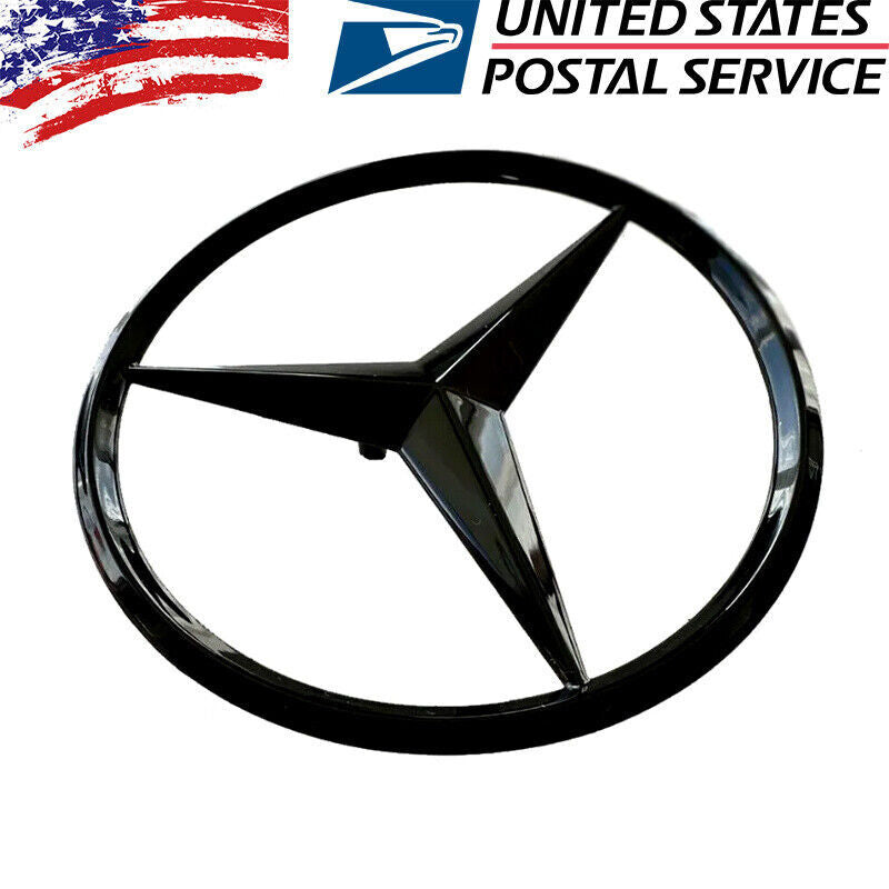 GLOSS BLACK MERCEDES CLS W218 2012-2018 REAR TRUNK BOOT LID STAR BADGE EMBLEM US