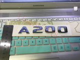 Chrome "A200" High quality Rear Trunk Emblem Decal Badge FOR Mercedes Benz A200