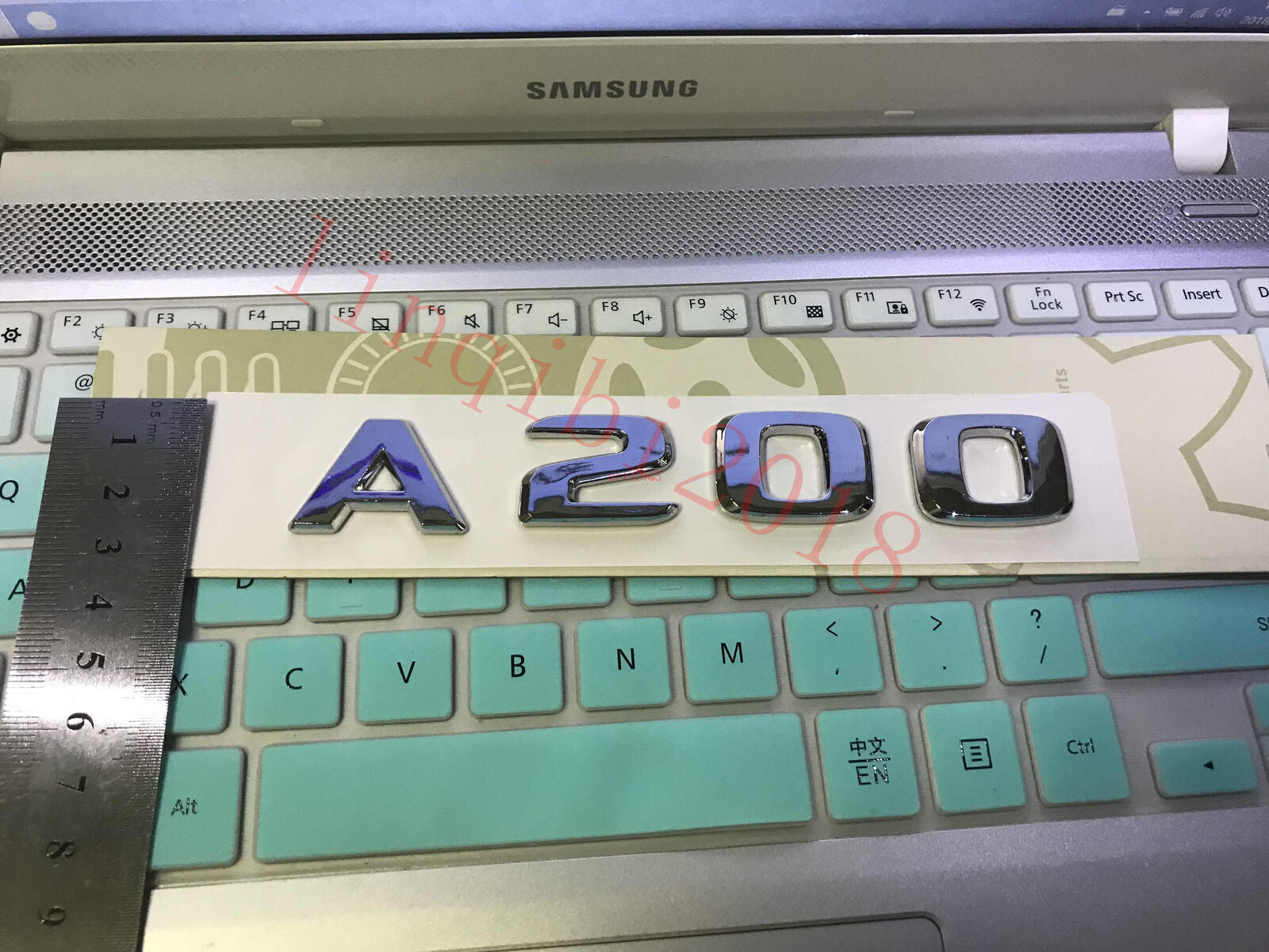 Chrome "A200" High quality Rear Trunk Emblem Decal Badge FOR Mercedes Benz A200