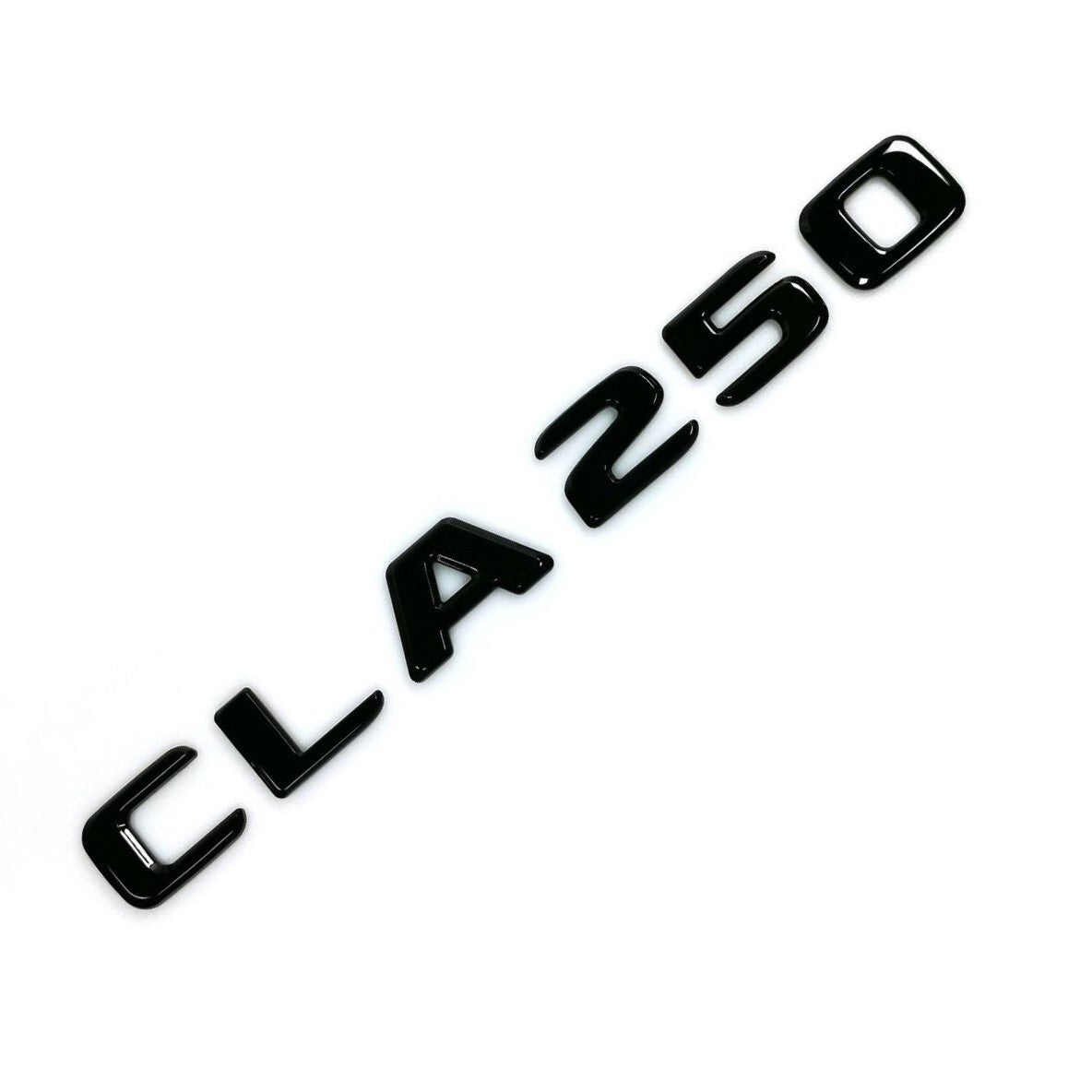 GLOSS BLACK CLA 250 Emblem for Mercedes Trunk Letter Nameplate Badge 17-21
