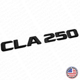 14-16 CLA 250 Emblem Trunk Lid Letter Nameplate Badge Decorate AMG Matte Black