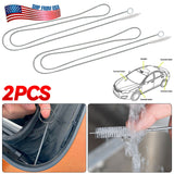150cm Car Flexible Drain Dredge Sunroof Cleaning Scrub Brush Tool Accessories.