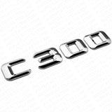 15-16 C300 Emblem Rear Trunk Lid Letter Logo Nameplate Badge Decorate AMG Chrome
