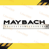 4pcs Gloss Black ABS Trunk Emblem Badge Sticker for S-Class W222 Maybach S500