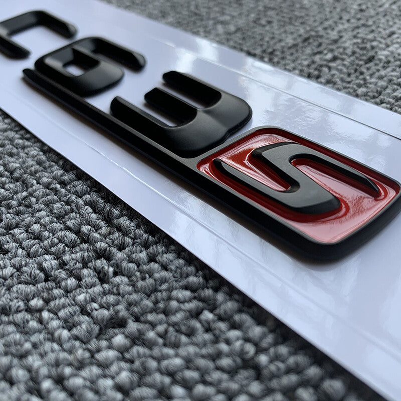 C63s Letters Trunk Emblem Badge Sticker for Mercedes Benz C63 AMG S GT63S GLC63