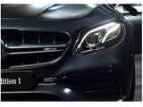 Badge Front Vertical Strip Grill Radiator Decal Sticker Emblem For AMG Race Car