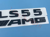 NEW Gloss Black " CLS55 AMG" Letters Trunk Embl Badge Sticker for Mercedes Benz
