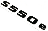 S550e Gloss BLACK FOR MERCEDES REAR TRUNK EMBLEM BADGE NAMEPLATE DECAL LETTERS