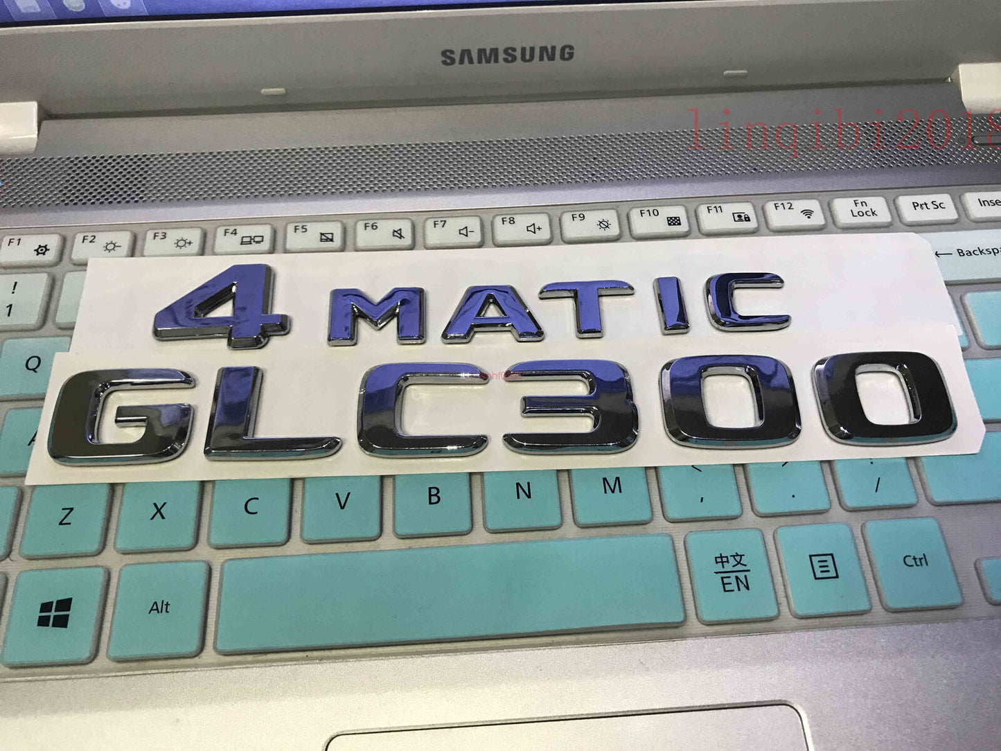 2018 GLC300 4 MATIC High quality Rear Trunk Emblem Decal Badge FOR Mercedes Benz