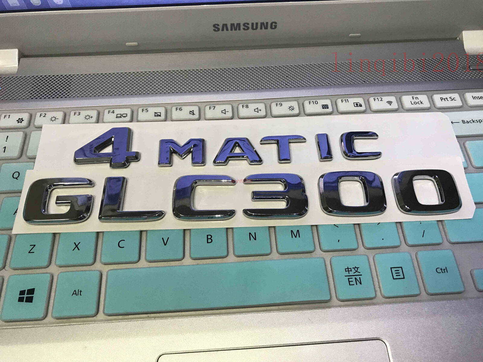 2018 GLC300 4 MATIC High quality Rear Trunk Emblem Decal Badge FOR Mercedes Benz