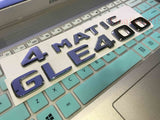 2018 GLE400 4 MATIC High quality Rear Trunk Emblem Decal Badge FOR Mercedes Benz