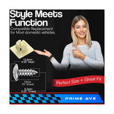 License Plate Screws with Nylon Inserts - Stainless Steel Rust Proof License ...