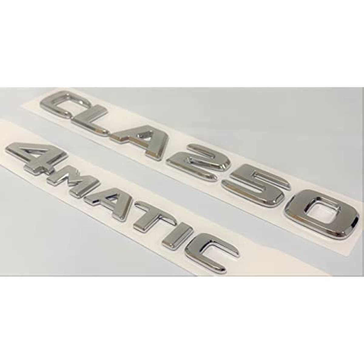 CLA250 +4MATIC Chrome Rear Trunk Emblem Badge for Mercedes Benz CLA250  Letters