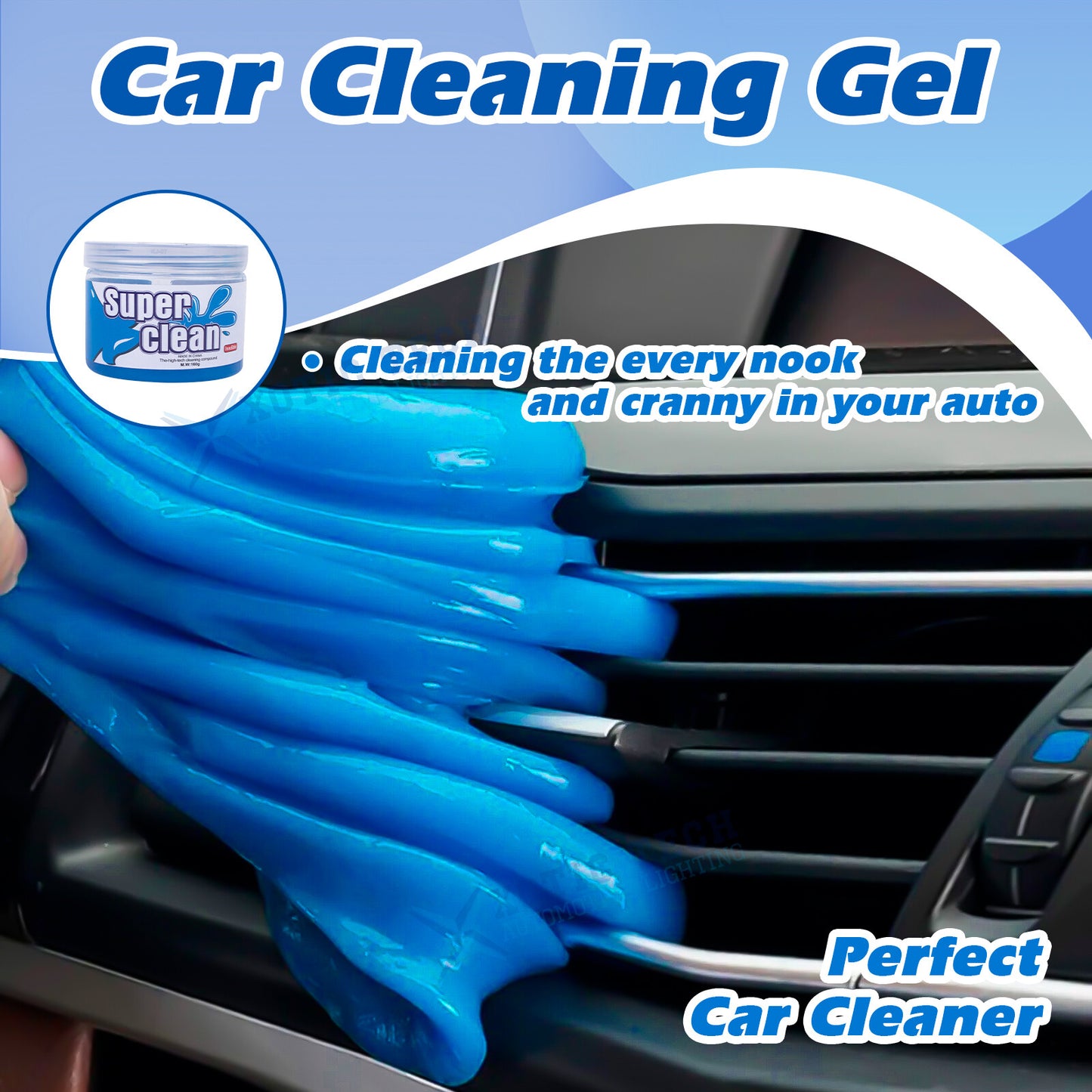 Car Cleaning Gel Automotive Dust Crevice Cleaner Slime Goop Home Detail Removal