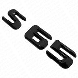 14-17 S 65 AMG Letter 3D Emblem Trunk Logo Nameplate Badge Decorate Gloss Black