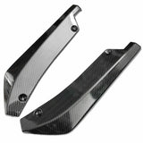 2pcs Polished Car Rear Bumper Lip Diffuser Splitter Canard Protector Accessories