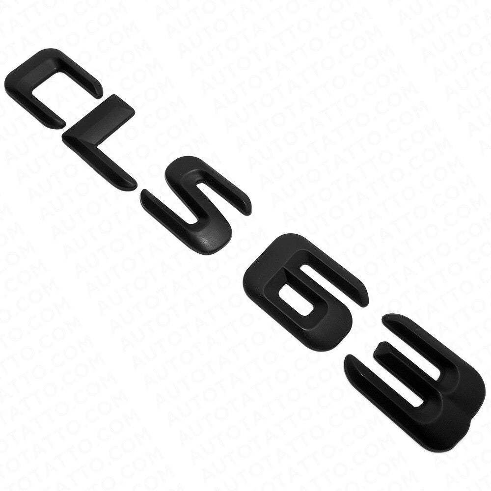 15-16 CLS 63 Emblem Trunk Lid Letter Nameplate Badge Decorate AMG Matte Black