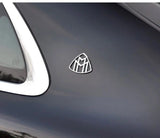 4pcs Silver Maybach set Fender Side Rear Trunk Emblems Badge For S-Class W222