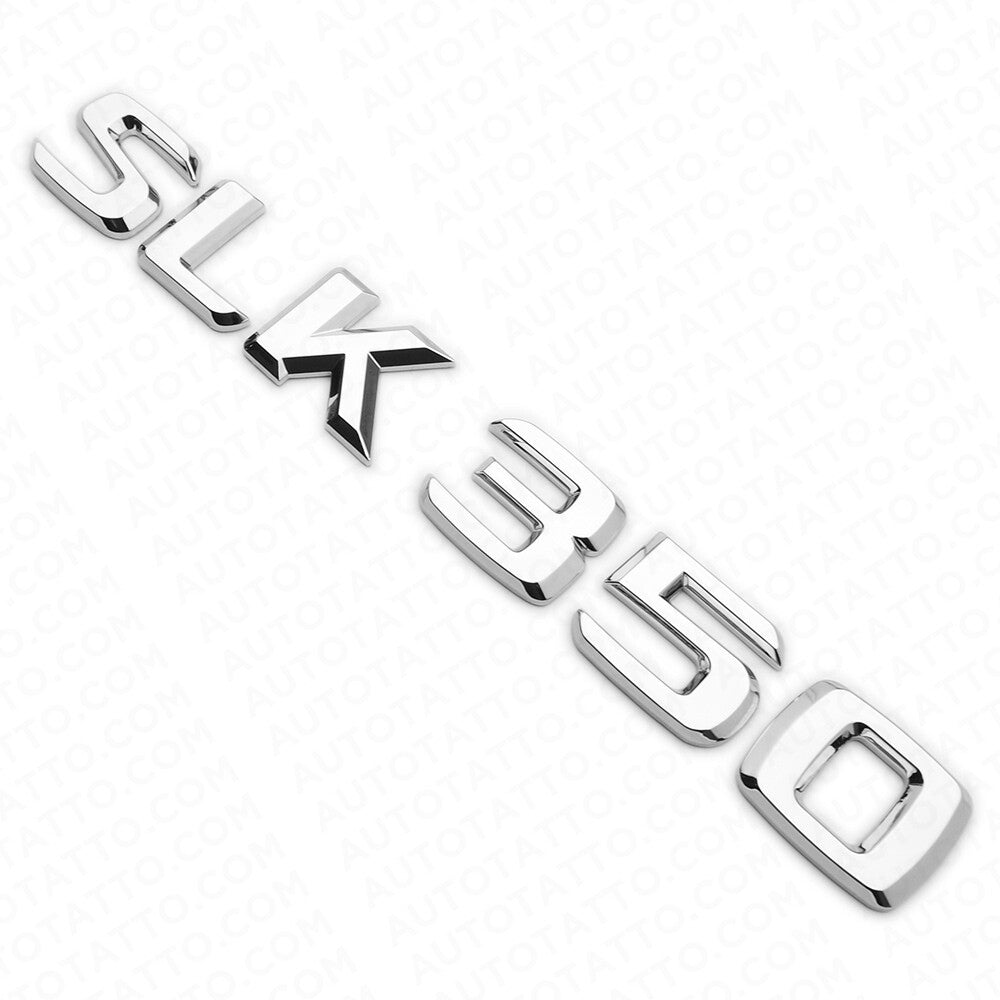 94-14 SLK 350 AMG Letter Emblem Trunk Logo Nameplate Badge Decorate Sport Chrome