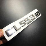 CLS53S Glossy Black Red S Car Rear Trunk Lid Sticker Emblem For Mercedes-Benz