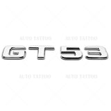 Mercedes AMG GT 53 Letter Emblem Trunk Logo Nameplate Badge Decorate OEM Chrome