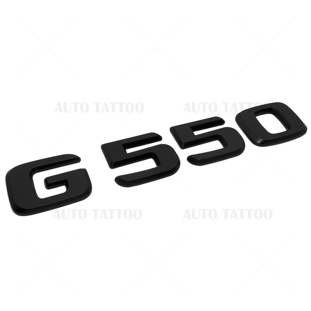 19-21 G550 AMG Letter Emblem Rear Body Logo Nameplate Badge Decorate Matte Black