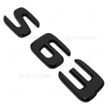 18-21 S 63 AMG Letter 3D Emblem Trunk Logo Nameplate Badge Decorate Gloss Black