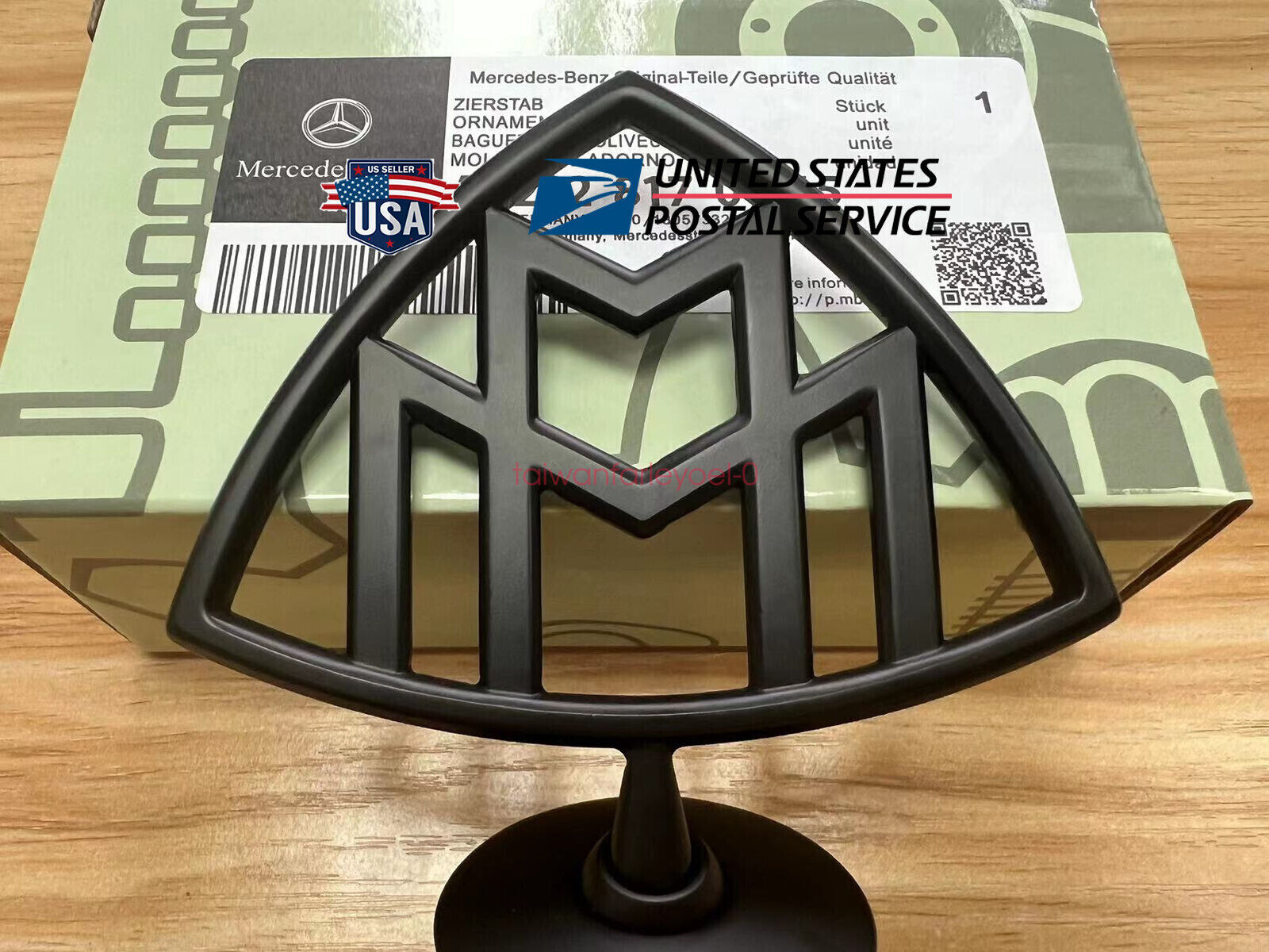 MB-MLS Maybach Hood Emblem Ornament Badge Standing Mercedes Benz S500 600 W222