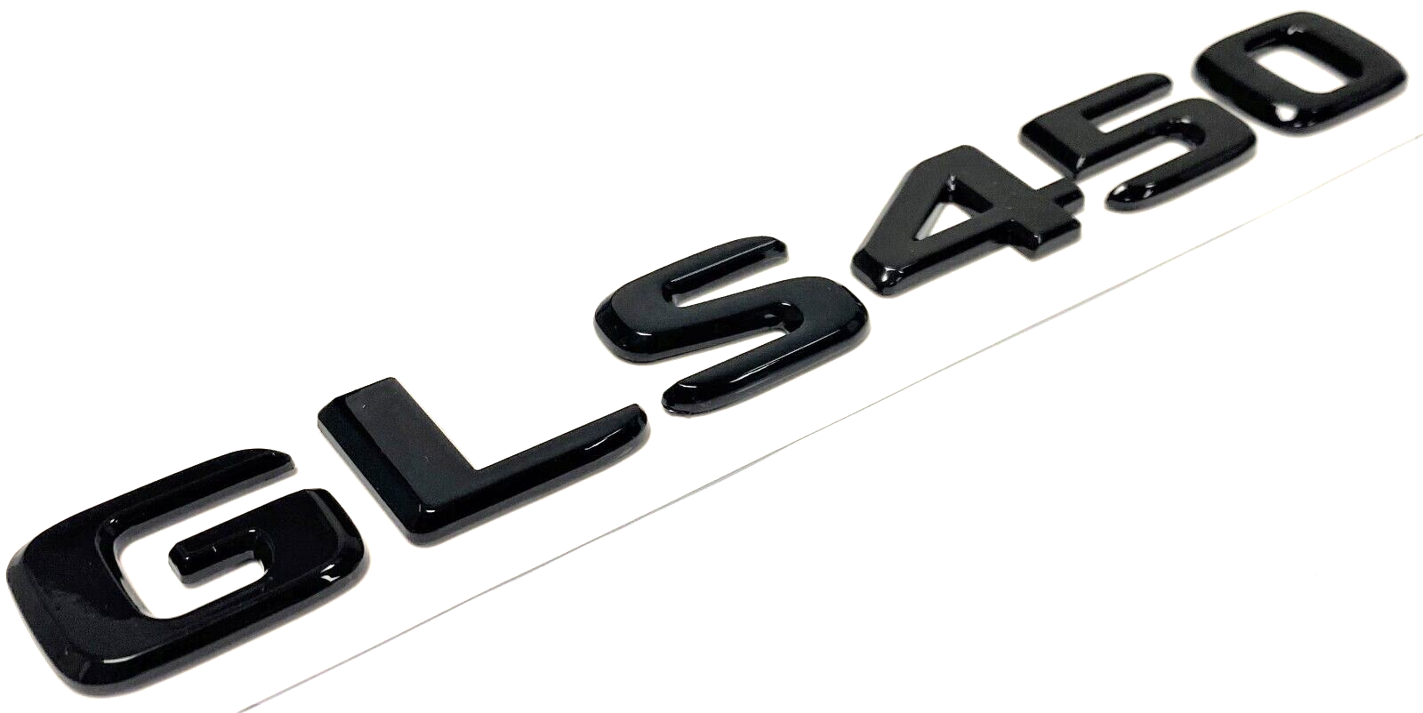 GLS450 GLOSS BLACK FOR MERCEDES REAR TRUNK EMBLEM BADGE NAMEPLATE DECAL LETTERS