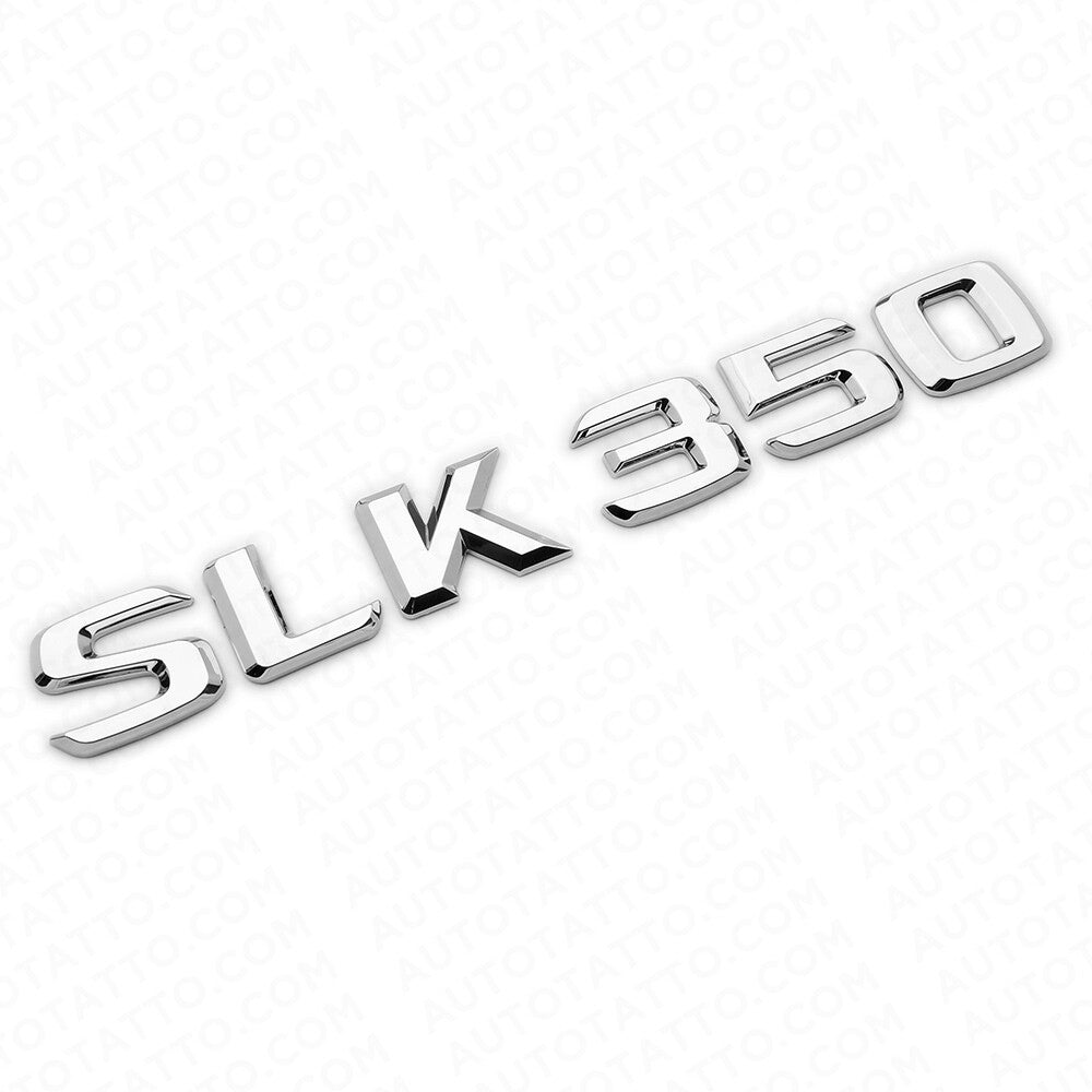 94-14 SLK 350 AMG Letter Emblem Trunk Logo Nameplate Badge Decorate Sport Chrome