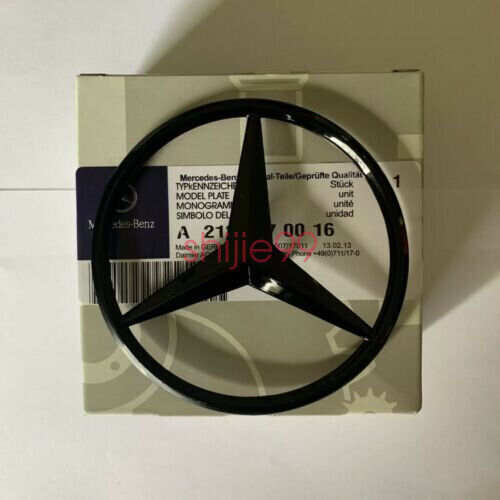 Gloss Black OEM size REAR TRUNK STAR Emblem For Mercedes-Benz A W177 A45S AMG