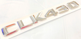 1X CHROME CLK430 FOR MERCEDES Benz CLK430 REAR TRUNK EMBLEM BADGE NAMEPLATE