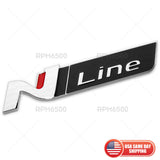 Universal Car Fender Side Marker Logo Badge Nameplate Emblem Sport Chrome Black