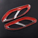 For A C E Class GLC CLA GLS GLE AMG Style Quad Exhaust Tips Tailpipe Cover Trim