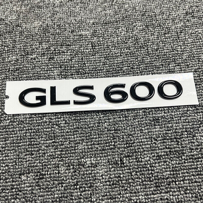 Gloss Black GLS600 Maybach Number Trunk Letters Badge Emblems Sticker For Benz