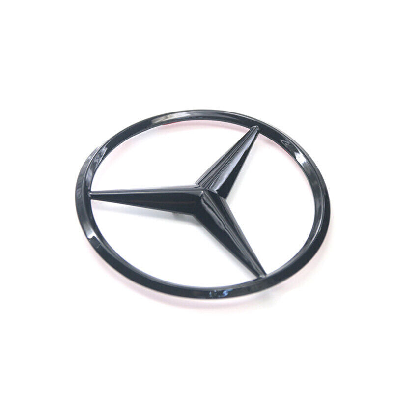 E63S V8 BITURBO 4MATIC+ Rear Star Emblem Gloss Black Badge Set For Mercedes W213