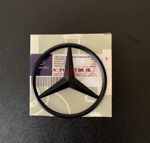 For Mercedes-Benz A Class W176 Matte Black Rear Star Badge Emblem W176 AMG