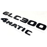 GLC300+4MATIC BLACK REAR TRUNK EMBLEM BADGE NAMEPLATE DECAL NUMBER FOR
