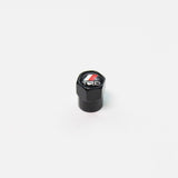 Toyota Compatible with TRD 4Pcs Tire Valve Stem Caps Anodized Aluminum Set - Black
