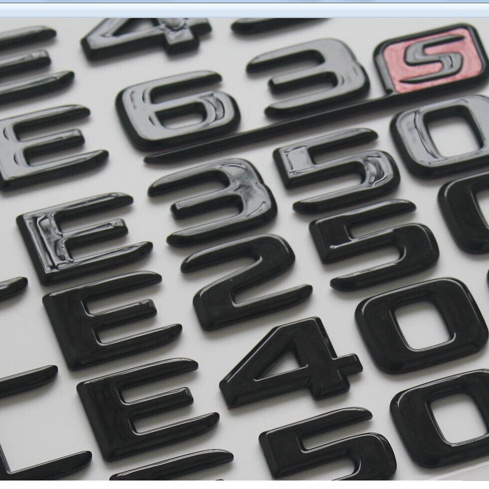 Gloss Black Letters S 560 Trunk Emblems Emblem for Mercedes Benz MAYBACH S560