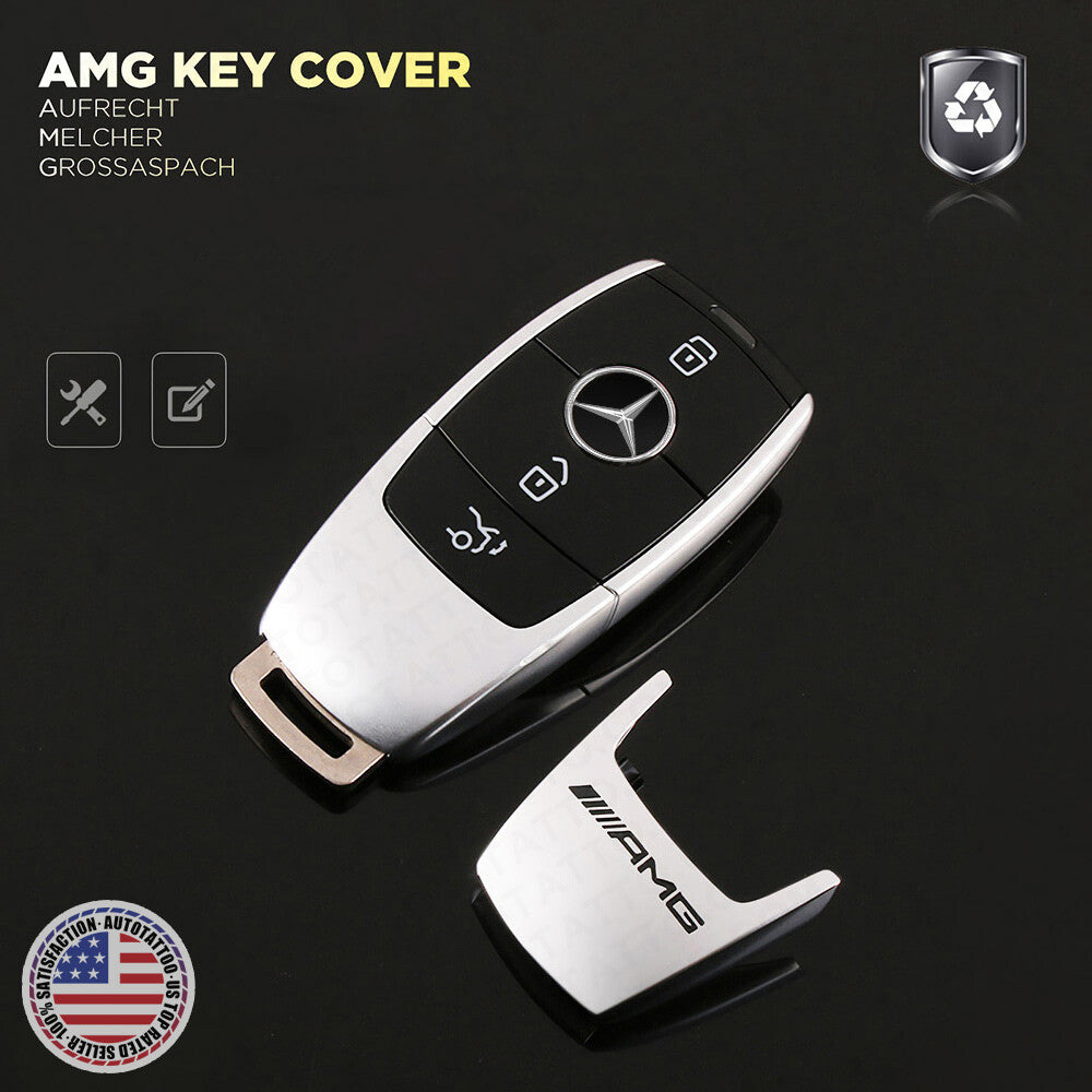 AMG Edition New Remote Key FOB Cover Holder Protect Replace For Mercedes Sport