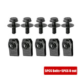 Body Bolts & U-nut Clips Set M6 Engine Covers Undertray Splash Shield Guard Trim