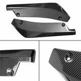 2pcs Polished Car Rear Bumper Lip Diffuser Splitter Canard Protector Accessories