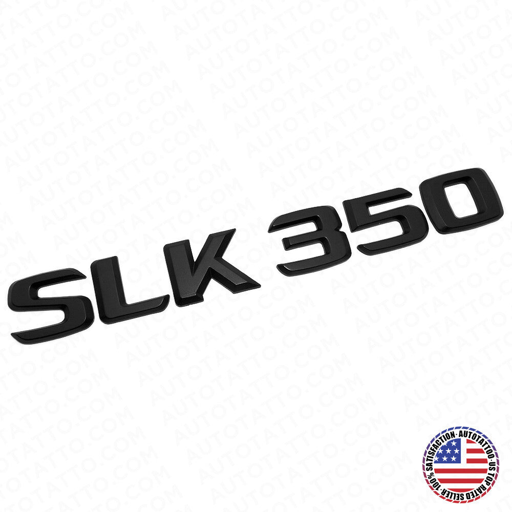 94-14 SLK 350 AMG Letter Emblem Trunk Logo Nameplate Badge Decorate Sport Black