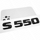 14-17 S 550 AMG Letter 3D Emblem Trunk Logo Nameplate Badge Decorate Gloss Black