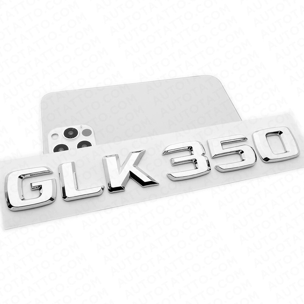 Benz GLK 350 AMG Letter Emblem Trunk Logo Nameplate Badge Decorate Sport Chrome