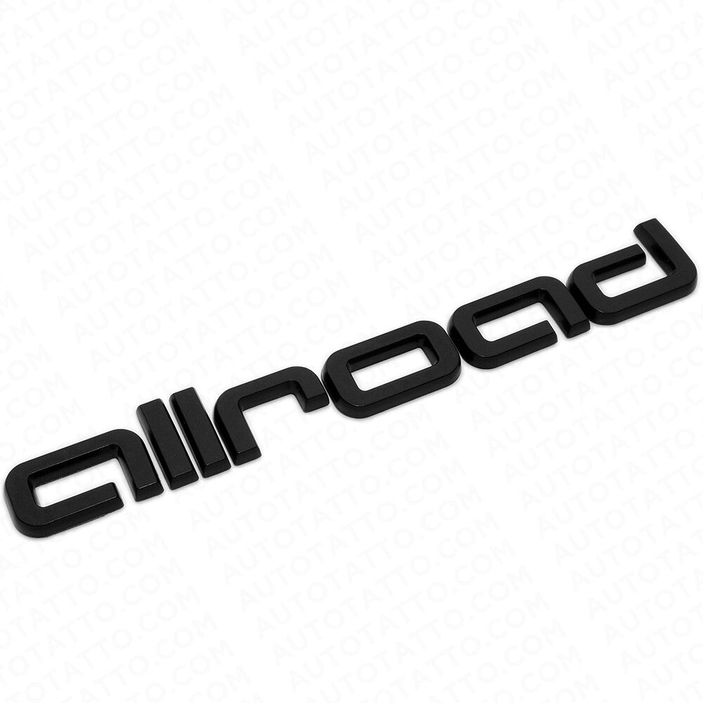 Audi Allroad Matte Black Rear Letter Liftgate Nameplate Trunk Emblem Badge Sline
