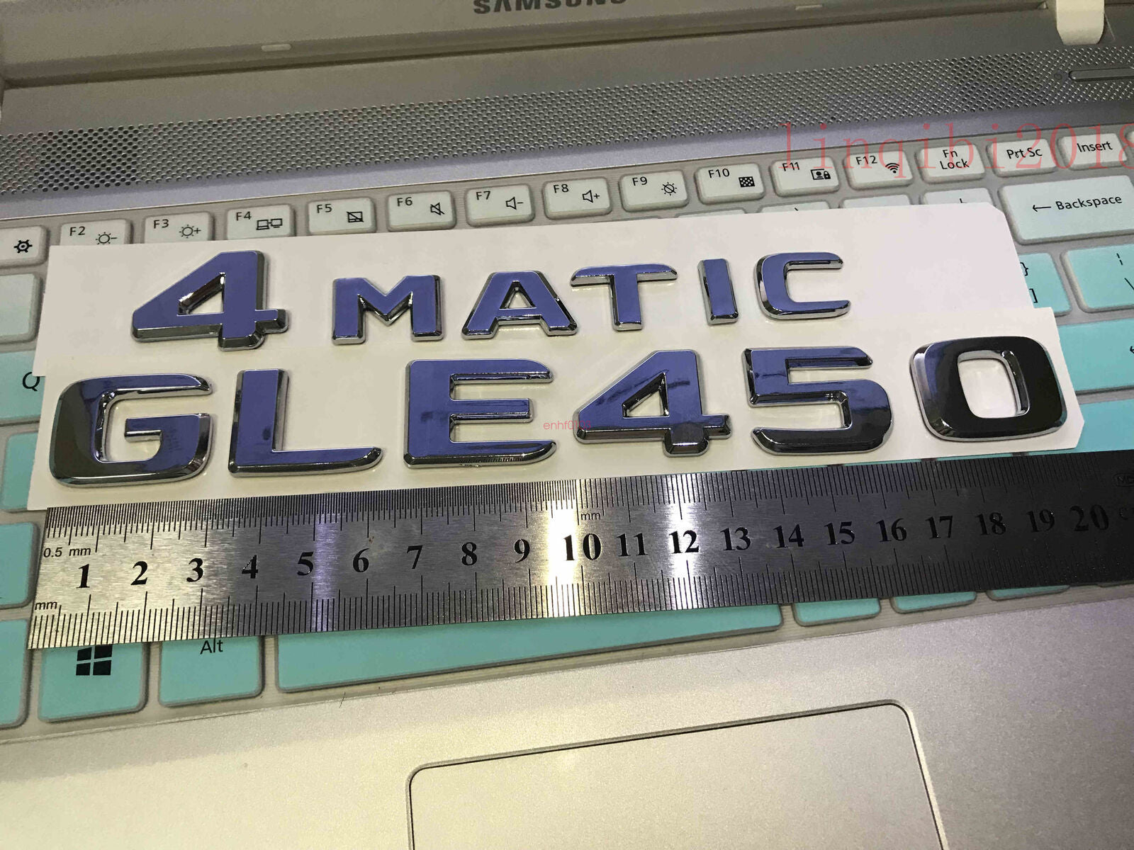 2018 GLE450 4 MATIC High quality Rear Trunk Emblem Decal Badge FOR Mercedes Benz